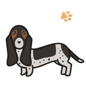 Graphic of a puppy dog for daycare service in Harrisburg